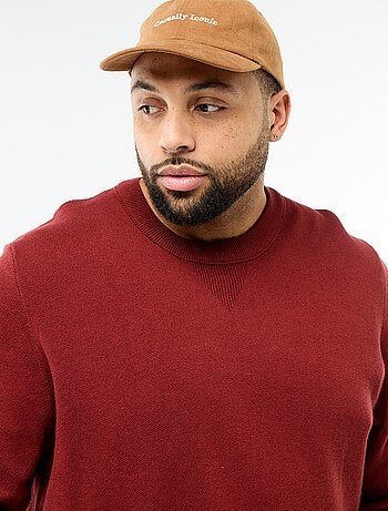 Pull en maille à col rond