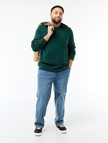 Pull en maille à col rond