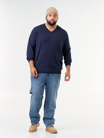 Pull en maille à col V
