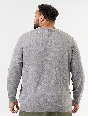 Pull en maille à col V