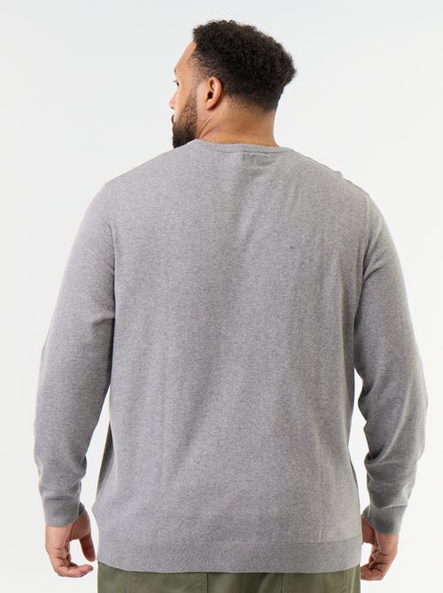 Pull en maille à col V - Kiabi Pull en maille à col V - Kiabi