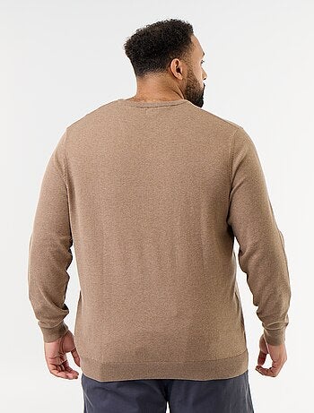 Pull en maille à col V