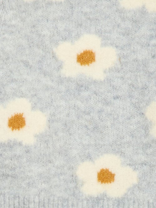 Pull en maille à motif fantaisie - Kiabi