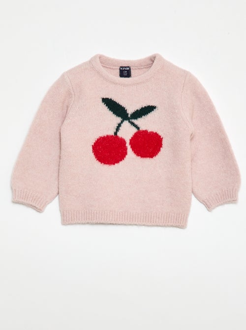 Pull en maille à motif fantaisie - Kiabi