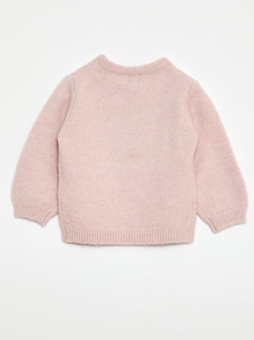 Pull en maille à motif fantaisie - Kiabi