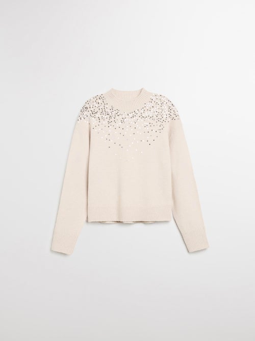 Pull en maille à paillettes, MO Fashion - Kiabi