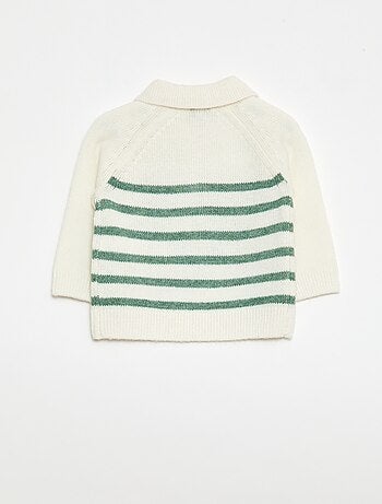 Pull en maille à rayures