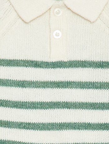 Pull en maille à rayures