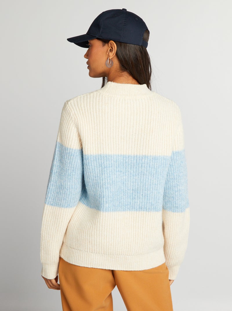 Consonne Charpentier Spécifique Pull En Maille Vert Converger Règlement Décourag