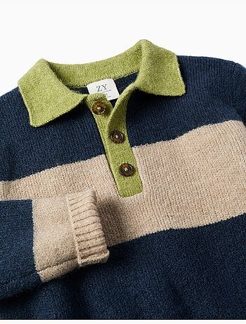 Pull en maille à rayures