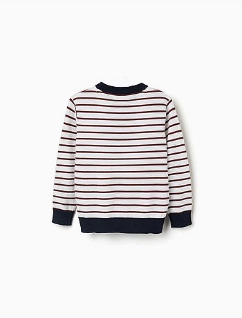 Pull en maille à rayures