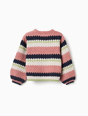 Pull en maille à rayures