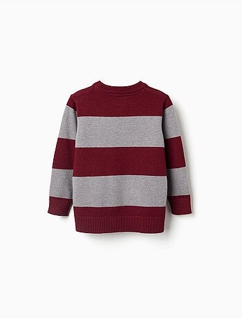 Pull en maille à rayures