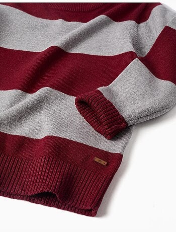 Pull en maille à rayures