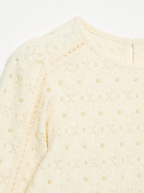 Pull en maille ajourée - Kiabi Pull en maille ajourée - Kiabi