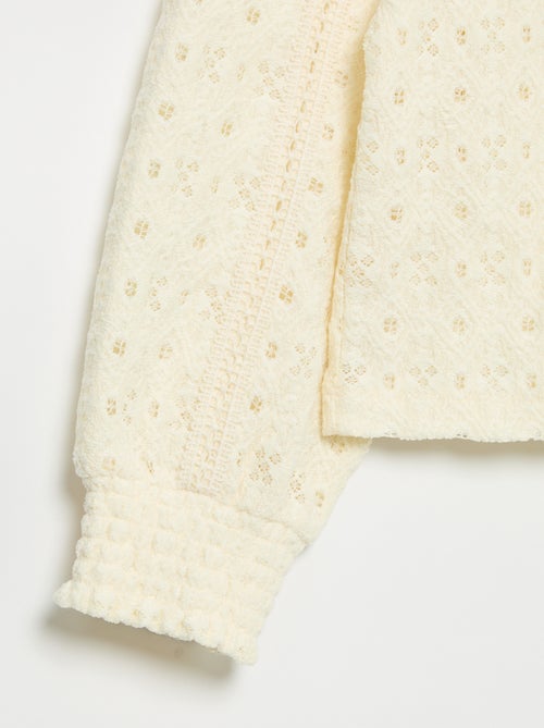 Pull en maille ajourée - Kiabi Pull en maille ajourée - Kiabi