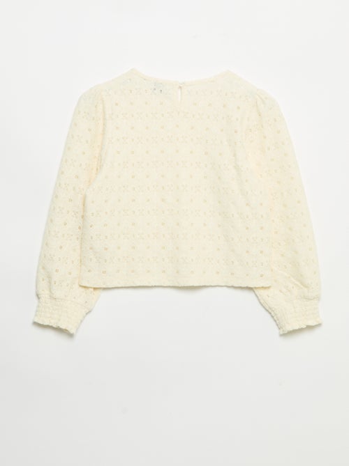 Pull en maille ajourée - Kiabi Pull en maille ajourée - Kiabi