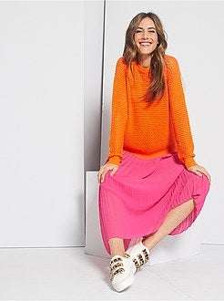 Pull en maille ajourée - Kiabi