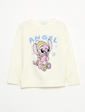 Pull en maille 'Angel' 'Stitch' 'Disney'