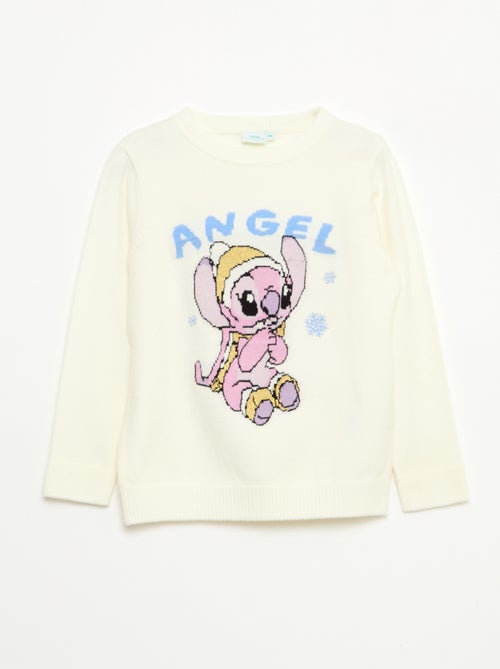 Pull en maille 'Angel' 'Stitch' 'Disney' - Kiabi