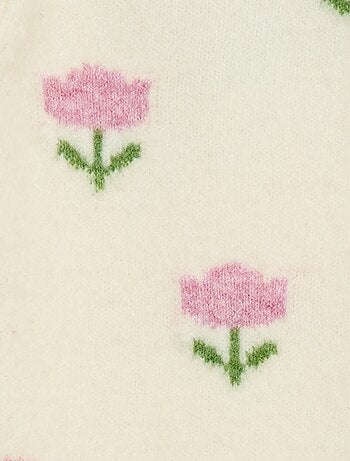 Pull en maille avec animation jacquard