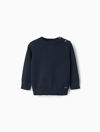 Pull en maille avec boutons sur l'épaule