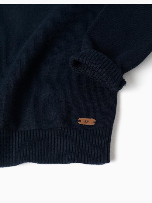 Pull en maille avec boutons sur l'épaule - Kiabi Pull en maille avec boutons sur l'épaule - Kiabi