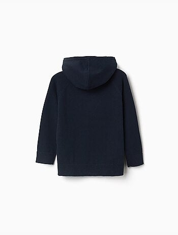 Pull en maille avec capuche B&S