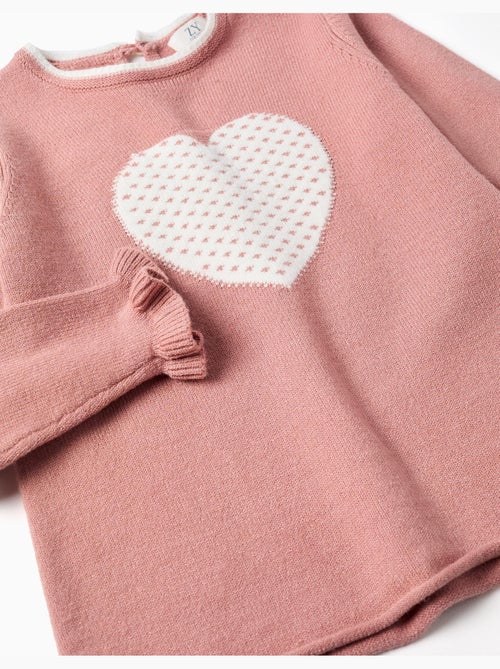 Pull en maille avec cœur jacquard - Kiabi Pull en maille avec cœur jacquard - Kiabi