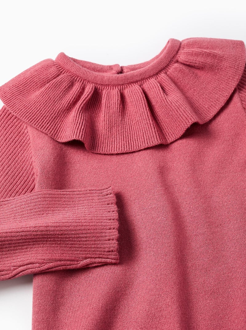 Pull Fille The Children's Place 4T - Rouge à Carreaux à Volants - Neuf Avec étiquettes