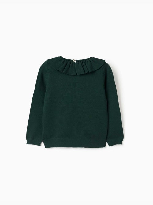 Pull en maille avec col à volants - Kiabi Pull en maille avec col à volants - Kiabi