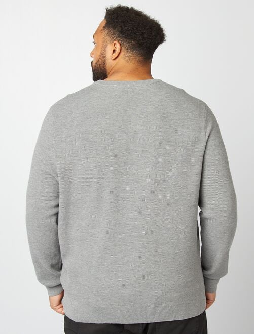 Kiabi pull homme grande taille sale