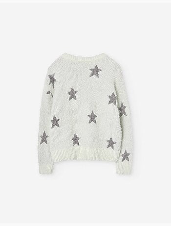 Pull en maille avec des étoiles en lurex