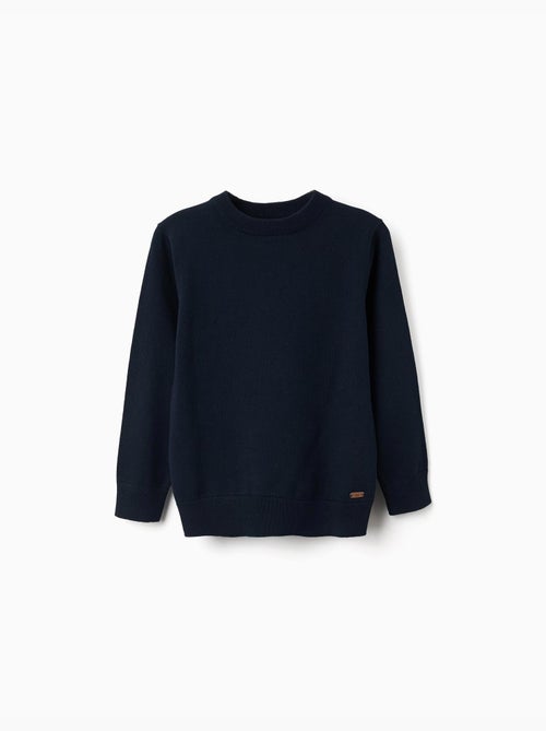 Pull en maille avec extrémités côtelées - Kiabi Pull en maille avec extrémités côtelées - Kiabi