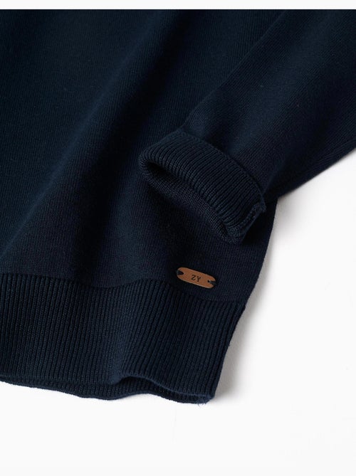 Pull en maille avec extrémités côtelées - Kiabi Pull en maille avec extrémités côtelées - Kiabi