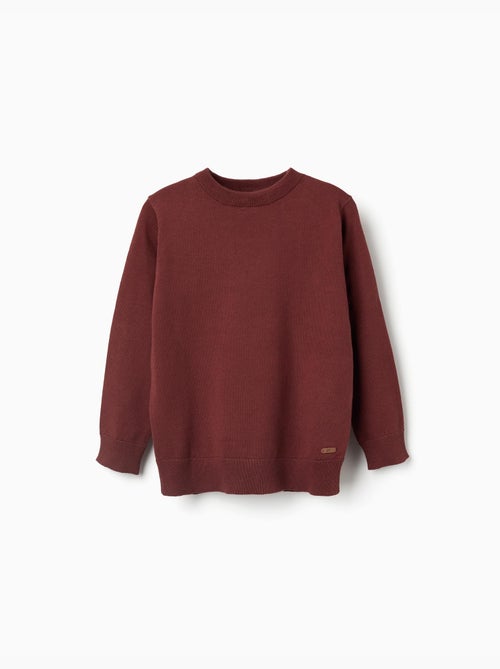 Pull en maille avec extrémités côtelées - Kiabi Pull en maille avec extrémités côtelées - Kiabi