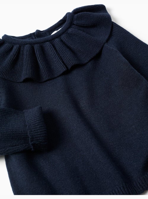 Pull en maille avec extrémités festonnées - Kiabi Pull en maille avec extrémités festonnées - Kiabi