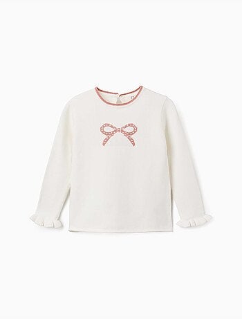 Pull en maille avec cœur jacquard
