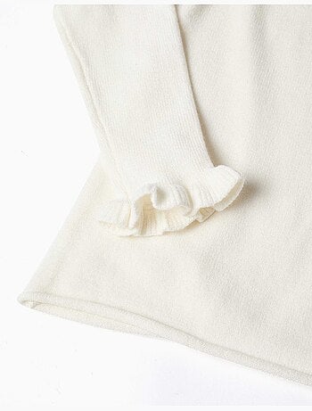 Pull en maille avec cœur jacquard
