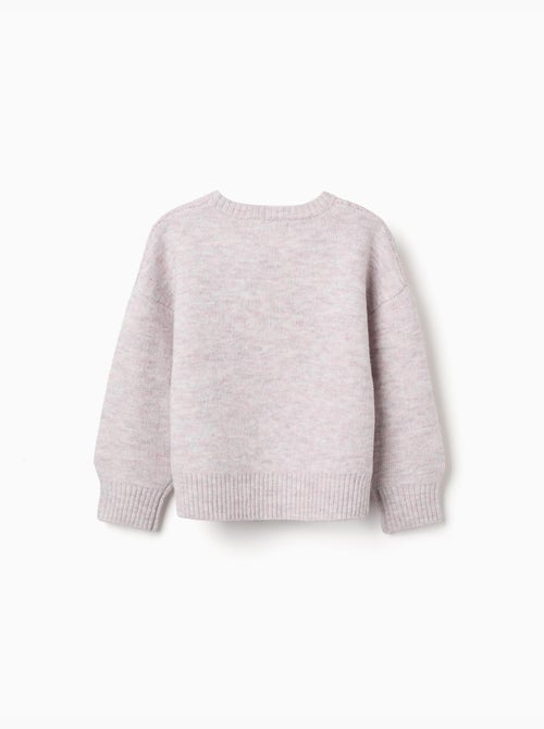 Pull en maille avec nœuds et pois jacquard - Kiabi Pull en maille avec nœuds et pois jacquard - Kiabi