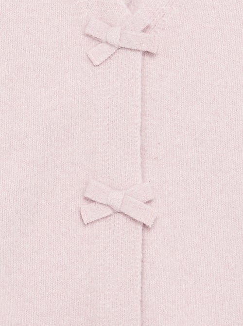 Pull en maille avec ouverture par nœuds - Kiabi