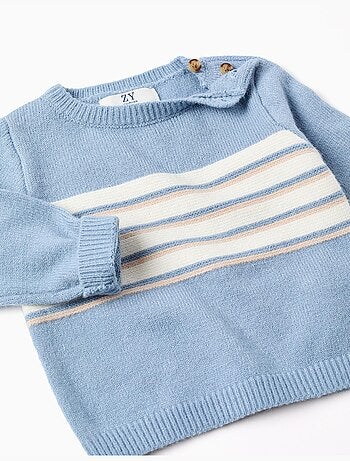 Pull en maille avec rayures