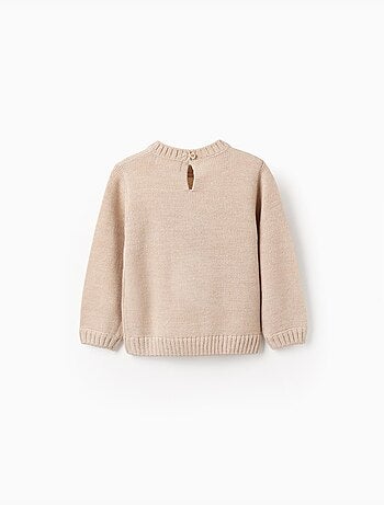 Pull en Maille avec Renne en Jacquard