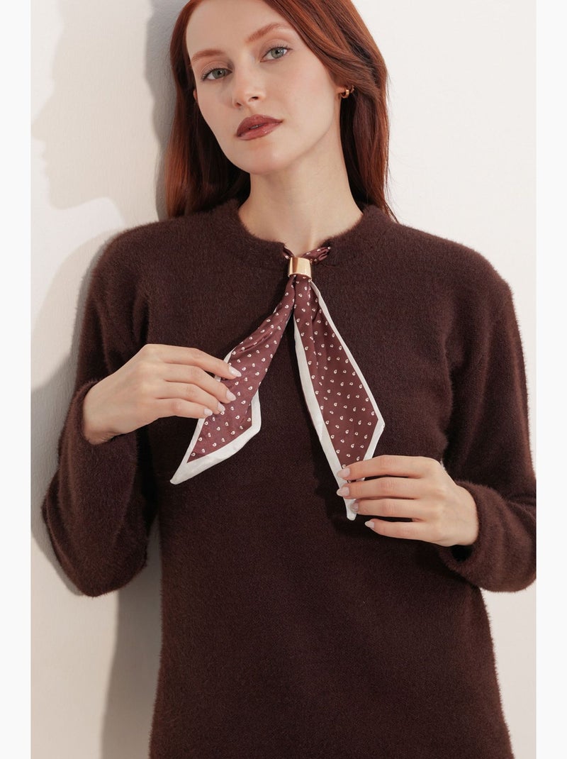 Pull en maille bdart Marron chocolat - Kiabi