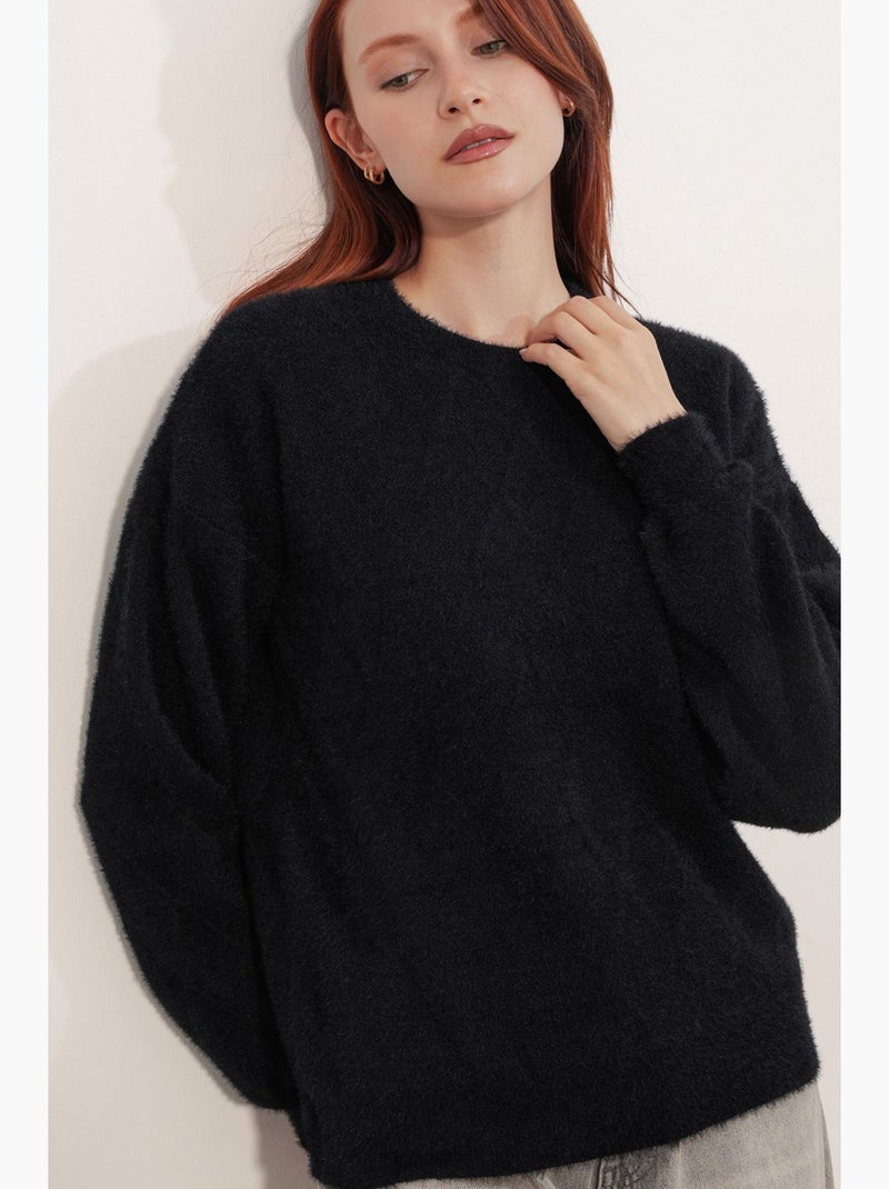 Pull en maille bdart Noir - Kiabi