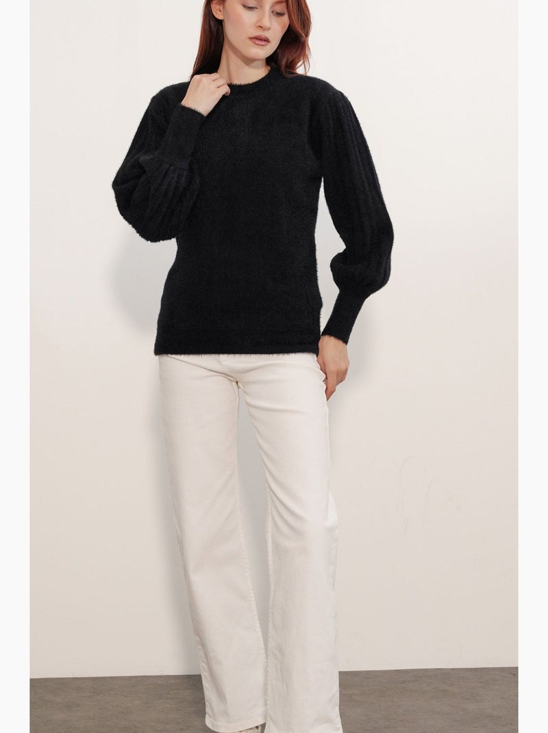 Pull en maille bdart Noir - Kiabi