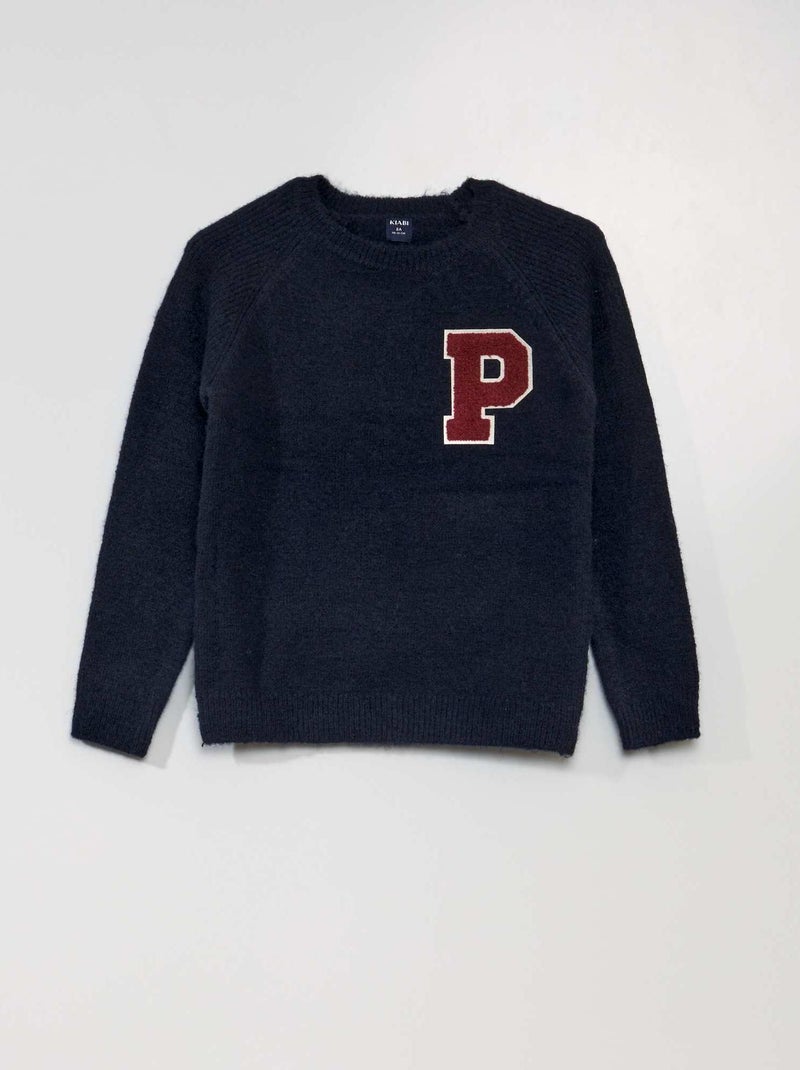 Pull en maille Bleu - Kiabi