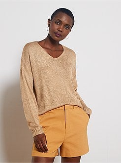 Pull en maille bouclette - Kiabi
