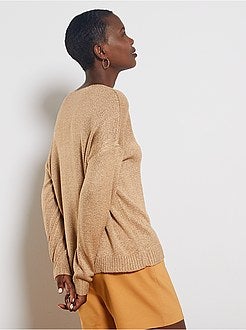 Pull en maille bouclette - Kiabi