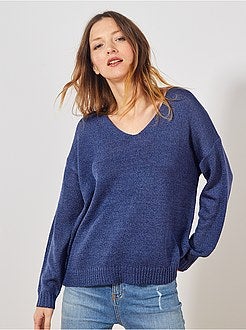 Pull en maille bouclette - Kiabi